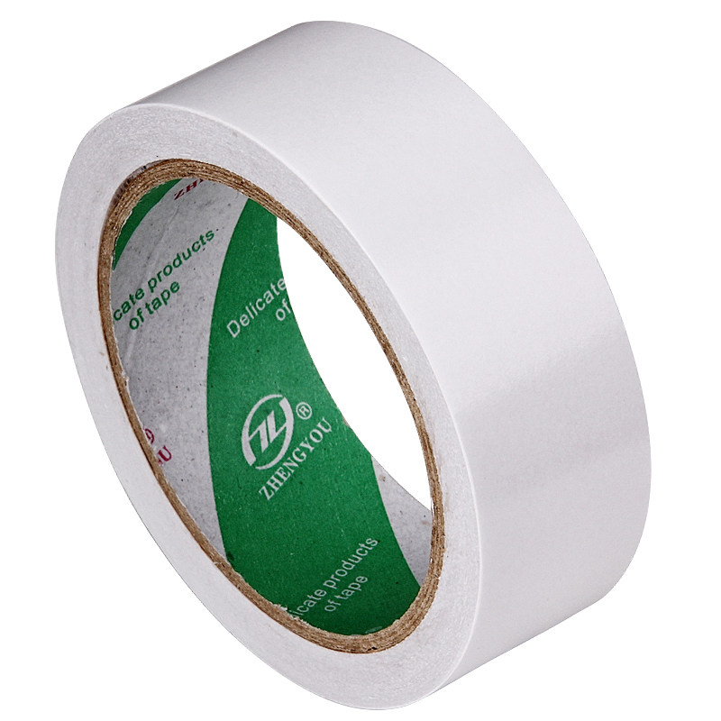 正优白胶双面胶办公家居工厂常用两面胶薄纸透明纸双面胶带包邮