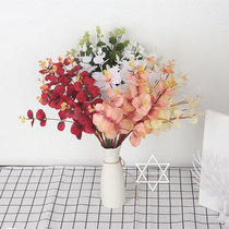 Emulation Eugali Money Leaf gold Grass Bronze Money Grass Golden Fish Grass Wedding green plant Decorative Wedding Grass Green Plant foliage