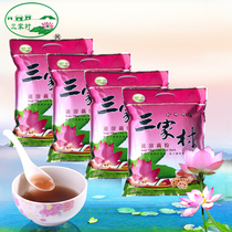 Hangzhou specialty old brand Sanjiacun instant | Middle-aged and elderly calcium | West Lake lotus root powder pure 560g X4