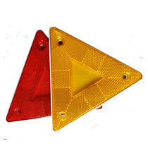 Small triangle reflective warning sign for large trucks light stickers traffic safety warning signs luminous stickers luminous stickers