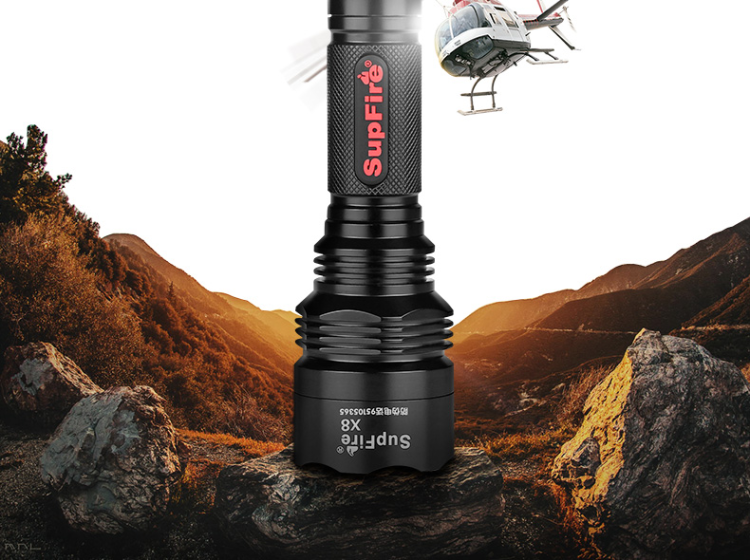 Ручной фонарик SupFire X8 T6-L2led SupFire Ручной фонарик SupFire X8 T6-L2led SupFire
