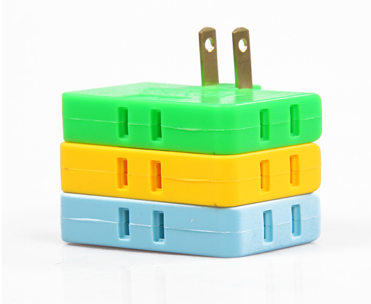 power conversion plug interface converter one to three one to three 1 to 3 soet one point three plug row travel portable