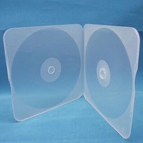 White transparent square box PP box without film Ming C square box Single-piece CD box DVD box Rounded corners are not easy to break