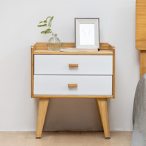 Bedside table shelf Small cabinet Locker Simple Nordic bedside storage cabinet Bedroom Simple modern economical