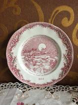 Foreign trade export Western tableware British famous plate decoration Christmas commemorative edition