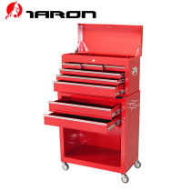 Multi-function drawer type tool cart auto maintenance tool cabinet 8 drawer with lock reinforcement 7734