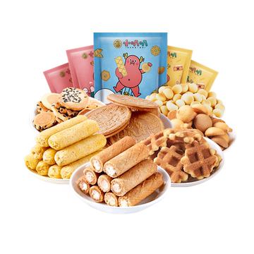 拍2件【徐福记】小叭叭零食大礼包582g