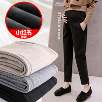 maternity pants outerwear spring thin fashion maternity clothing woolen fleece spring summer leggings spring autumn maternity pants