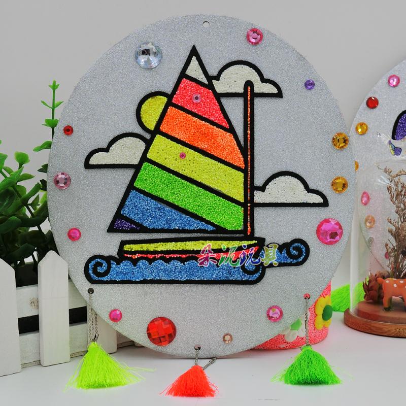 l系列椭圆闪光水晶钻石画雪花泥黏土珍珠泥粘土玩具买3送1/ 5送2