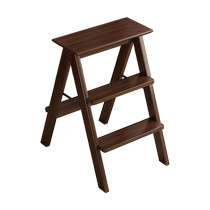 Folding stool household Mazana bamboo stool foldable storage step stool portable adult thickened multi-functional high bench