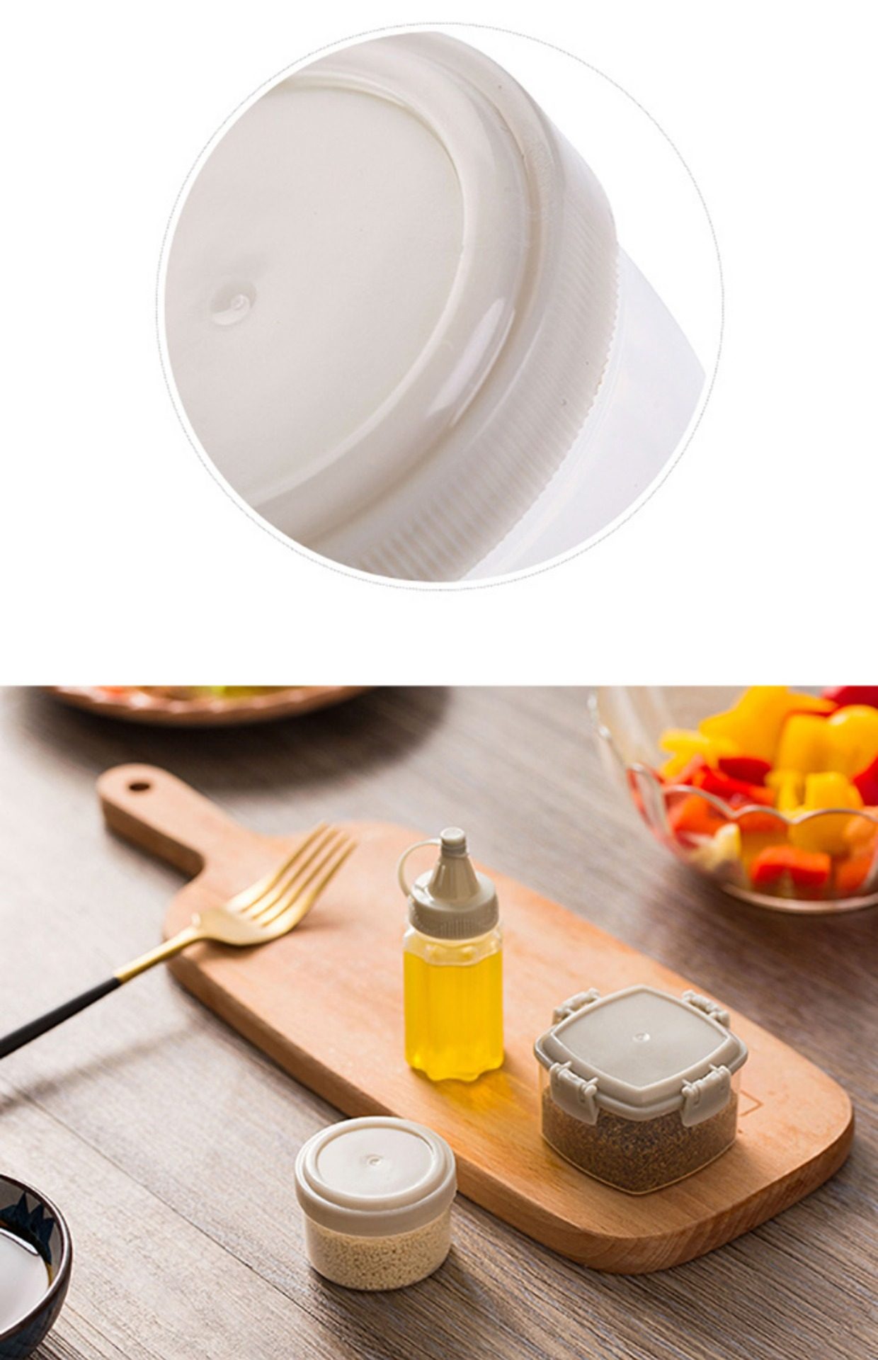 Jam Jar Salad Tomato Honey Syrup Squeeze Bottle Condensed Milk Juice