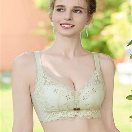 Lace thin comfortable breathable bra without steel rings gathering adjustment type breast-retaining women's underwear 2043
Lace thin comfortable breathable bra without steel rings gathering adjustment type breast-retaining women's underwear 2043