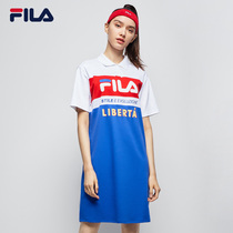 FILA FILA FILA Le Official Womens Dress 2021 Summer New Fashion Sports POLO Dress