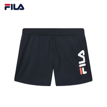 FILA Fiele official womens knitted five-point pants summer new breathable casual pants shorts sports pants women