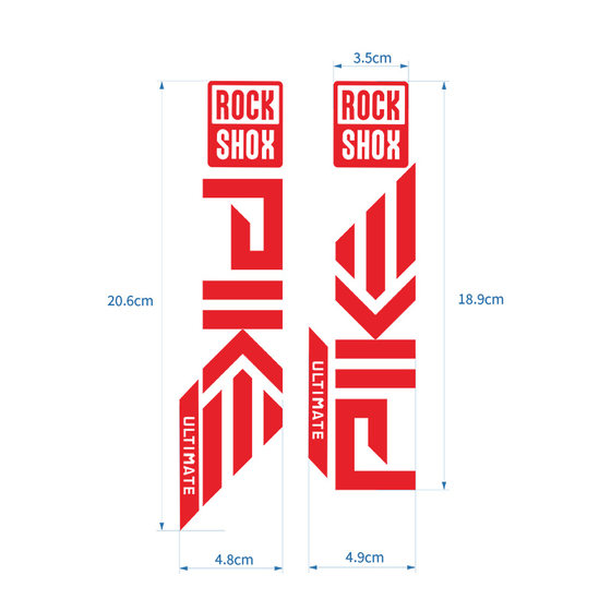 Readu Love Sticker 2024 Rockshox Pikeult Front Fork Sticker Mountain Bike 스티커 페인트 및 색상 수정 Readu Love Sticker 2024 Rockshox Pikeult Front Fork Sticker Mountain Bike 스티커 페인트 및 색상 수정