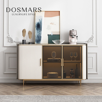 Large Division Maite board Dining Side Cabinet integrated by wall Home Light Lavish Dining Room Cabinet Lockers Large Capacity Tea Water Cabinet