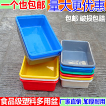 White plastic Ice Box Ice tray Food Box Freshness Box Rectangular cuisine Basin Contained Finishing Box box