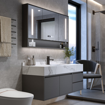 (Broken King ) Bathroom cabinet combination modern simple and luxurious bathroom wash basin washstand