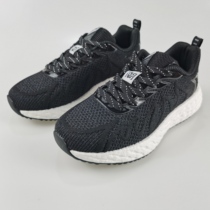 Standard speed spring and autumn and new womens sports shoes popcorn soles comfortable casual running shoes knitted mesh breathable