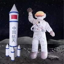 Customized air models for air models of aircraft for inflatable astronauts rocket cartoon suspension luminous spacecraft lift