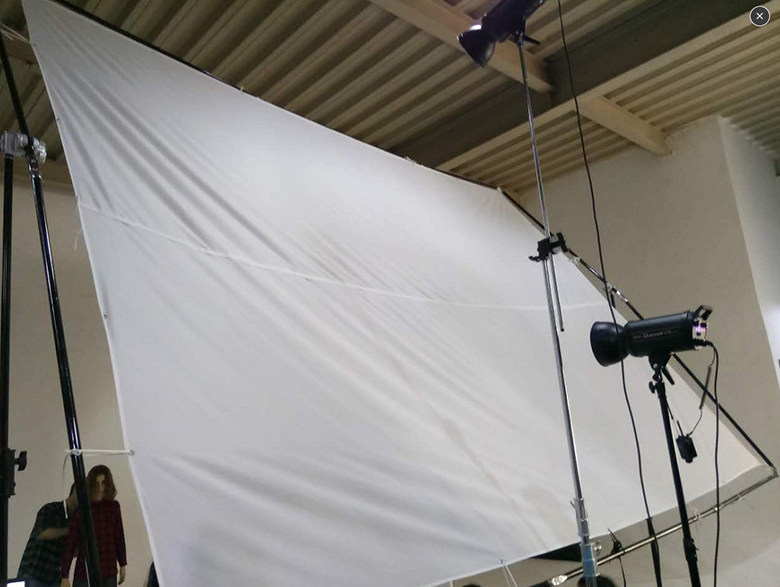 定做大型摄影柔光屏diy摄影棚柔光箱柔光布料摄影柔光灯罩蝴蝶布_双氙