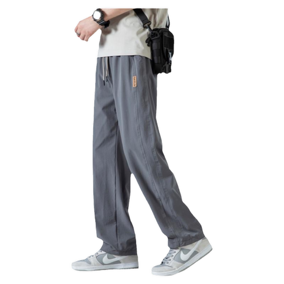Men's pants in summer thin fashion brand straight sports ice silk pants for boys gray high street quick-drying pants casual trousers
Men's pants in summer thin fashion brand straight sports ice silk pants for boys gray high street quick-drying pants casual trousers