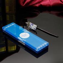 Crystal square color printing paperweight Paper town Crystal Wenzhen Crystal color printing town ruler customization to map customization large amount preferential