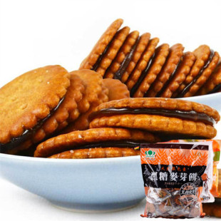昇田黑糖麦芽饼干500g