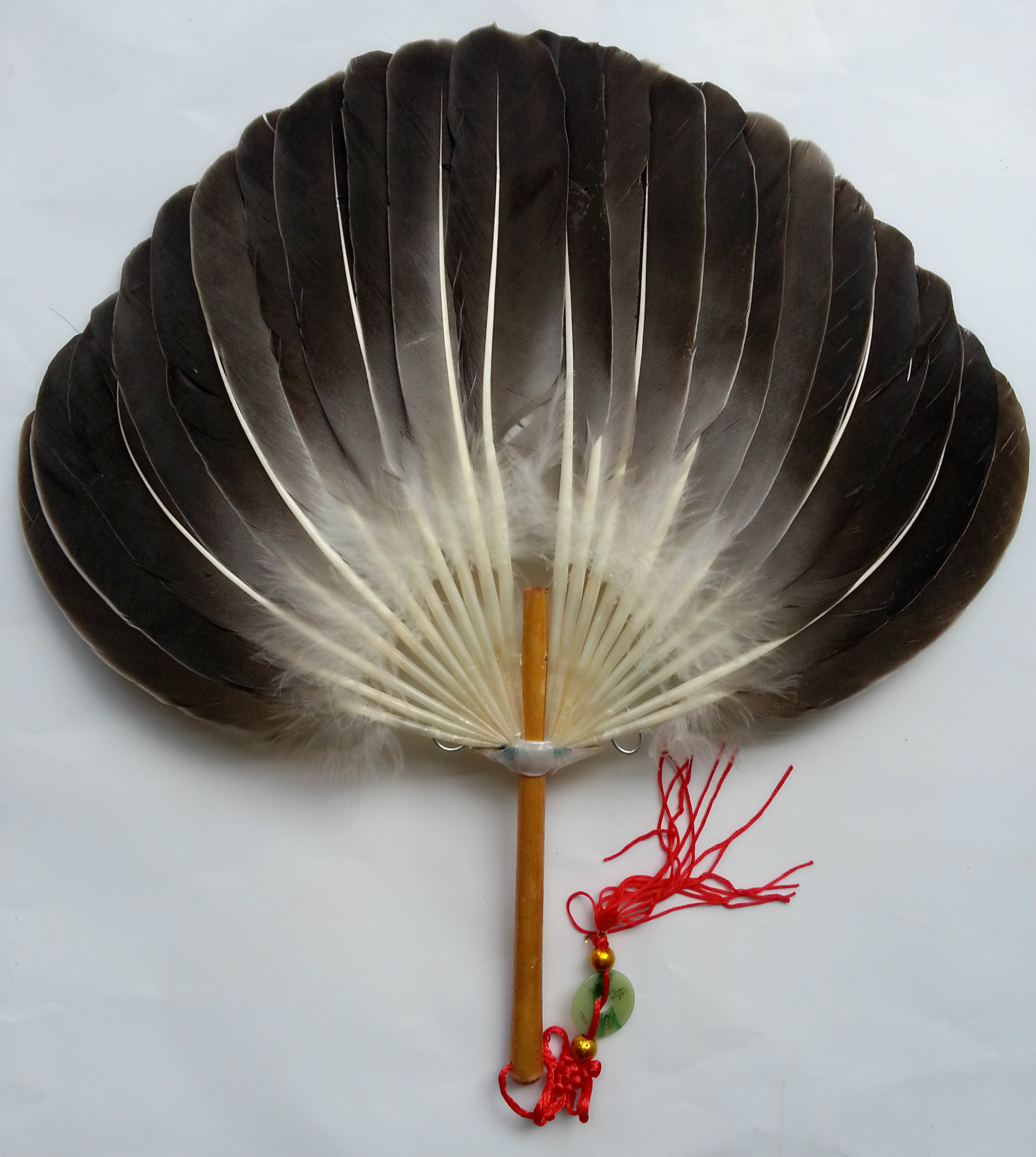 羽毛扇子江苏非遗手工艺响生夏季孕妇产妇宝宝儿童鹭毛鹅毛扇子