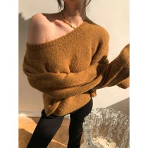 JessXu homemade Italian J mouth series high mohair wool Autumn and winter turtleneck crew neck pullover sweater