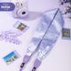 Fujifilm/Fuji Instax 일회성 이미징 동화 나이트 나이트 시리즈 라벤더 보라색 카메라 어깨 스트랩 Fujifilm/Fuji Instax 일회성 이미징 동화 나이트 나이트 시리즈 라벤더 보라색 카메라 어깨 스트랩
