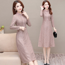 Fashion Joker Goddess Fan dress female 2021 autumn new fashion temperament slim small man bottom skirt