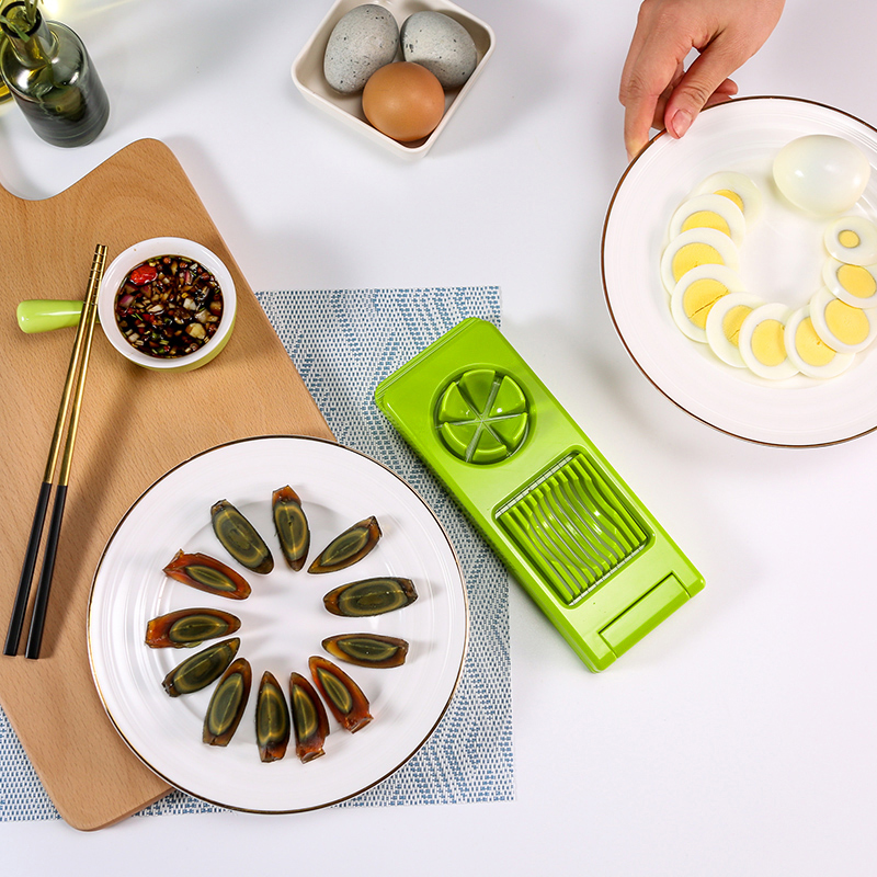 household egg dividers, all kinds of two pattern slicing, pressed loose flower, preserved egg, stainless steel egg cutting artifact, commercial use, no clapping