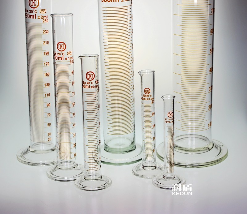 玻璃量筒10/25/50/100/250/500/1000/2000ml a级精准量液体工具
