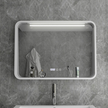 Smart mirror Touch screen LED bathroom mirror Wall-mounted toilet toilet anti-fog with light toilet bathroom mirror