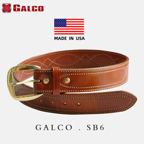 American origin Galco SB6 military fan tactical belt mens handmade head layer belt SEAL SEAL royal