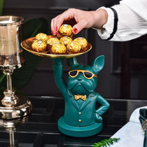 Creative porch key Tray storage dog ornaments wine cabinet home decorations living room modern simple Nordic ornaments