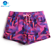  Gailang couple loose quick-drying beach pants womens shorts seaside resort hot spring swimming trunks sports boxer printed swimsuit