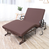 Electric folding bed Household remote control lifting bed Office lunch break siesta single elderly escort sofa bed 90cm wide
