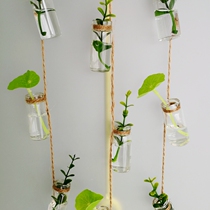 Pendant wishing bottle wall decoration bottle wind chimes glass bottle small cork glass bottle home decoration