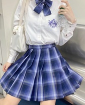 Shuangsheng book jk (moon pick heart)spot original JK grid skirt Orthodox student uniform College style pleated skirt