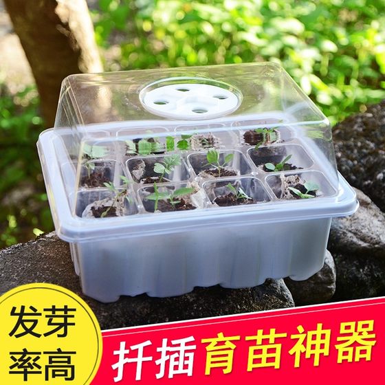 Horticulture Nursery Box Cuttings Pot Poor Seedding Box Leaf Point Point Card Smooth Cover 12 -hole 6 -hole Nursery Box Leaf Putting Earth Horticulture Nursery Box Cuttings Pot Poor Seedding Box Leaf Point Point Card Smooth Cover 12 -hole 6 -hole Nursery Box Leaf Putting Earth