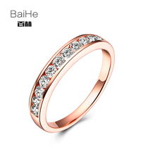 18k Gold Diamond Row Ring Groove Diamond Ring Proposal Wedding Ring Eternal Ring Protection Ring Female Platinum Customization