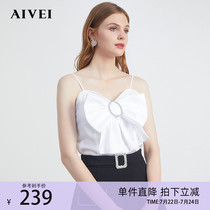 (Lai Mei Cloud Tongan) AIVEI Xinho Ai Wei Chun Xia Xinxin Butterfly knot harness vest M0560113
