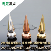 Ju Meng Hardware 201#stainless steel No 2 with seat cone gun head full welding wall decoration courtyard fence anti-climbing