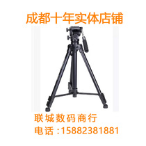 Yunten 880 Portable Tripod Tripod Head Hydraulic Damping Professional Photographic Camera Camera Single Counter Tripod