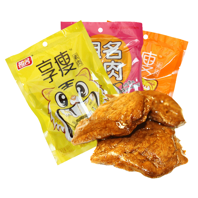 祖名素肉118g 五香麻辣烧烤味豆腐干特产休闲零食吃的