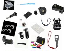 Suitable for GoPro accessories screw J-type movable base small ant camera aee adapter anti-fog insert safety buckle