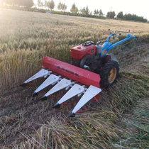 Preposition multifunction small hand-push hand tractor with mowing machine wheat rice corn straw mosaichot pepper