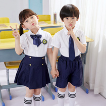 June 1 childrens performance clothing chorus recitation boys belt pants suit kindergarten clothing primary school uniform dress